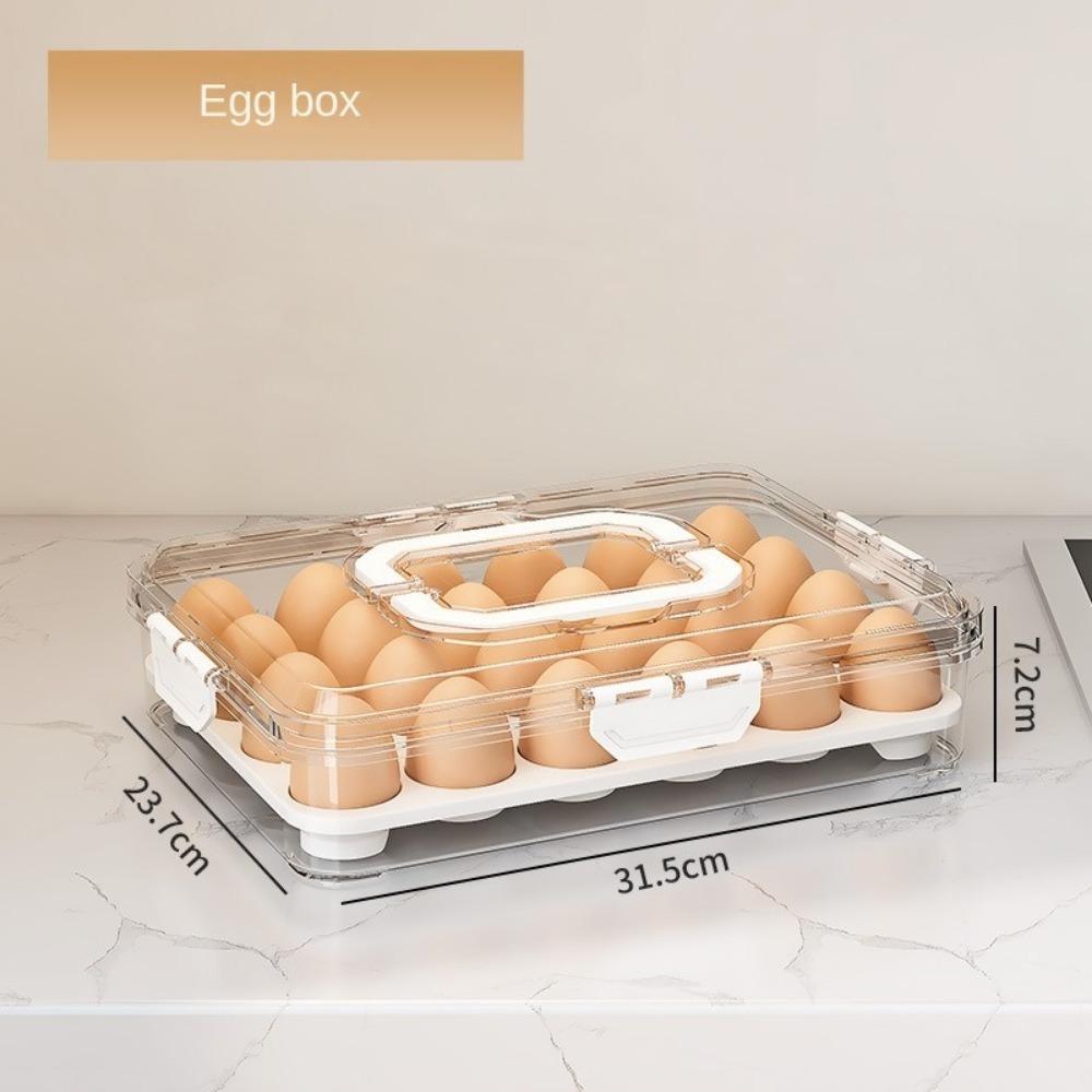 Multi Purpose Fresh-keeping Box Transparent Egg Box New Seasoning Box  Fruit Vegetable Storage