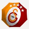 Galatasaray, Logo Automatisches Öffnen und Schließen, 8 Rippen Struktur Tragbarer Regenschirm, Geeignet für Männer und Frauen bei allen Wetterbedingungen Perfektes Geschenk