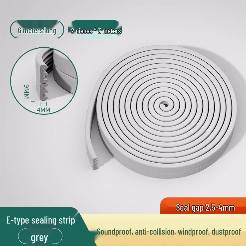 Těsnící lišta okna typu O z voděodolného a zvukotěsného UPVC pro dovnitř otevíraná okna