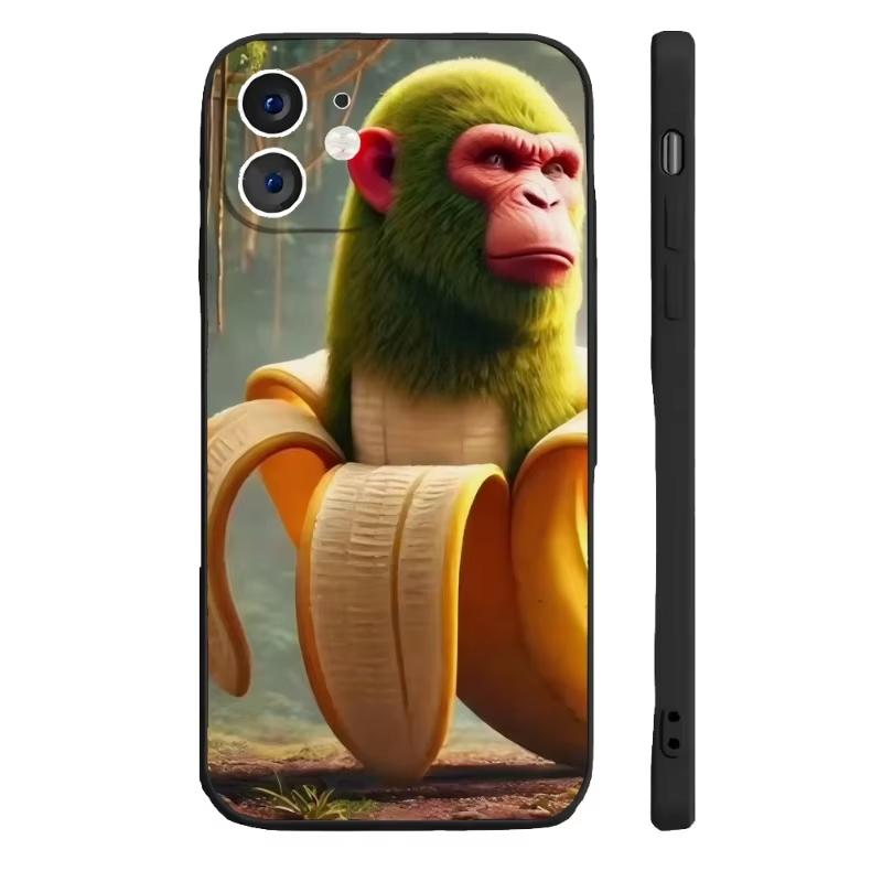 Funny Tung Tung Sahur Phone Case For iPhone 16 15 14 13 12 11 Pro Max XS X XR 7 8 SE Shockproof Soft Cover