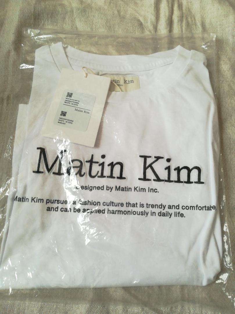 

[Б/У] Белая футболка Matin Kim