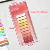 Morandi Color Series Pet Transparent Sticky Notes & Index Tabs Combination