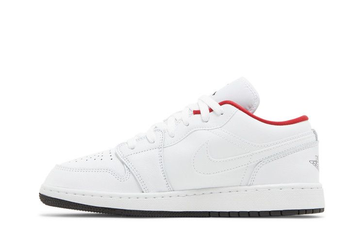Air Jordan 1 Low GS 'White Gym Red'