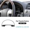 Real Soft Carbon Fiber Sticker For Toyota Camry 2007 2008 2009 2010 2011 LHD RHD Car Speedometer Frame Panel Interior Trim