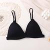 Southeast Asia Cross-border Hot Selling French Triangle Bra: Wireless, Fixed Cups, Thin Straps, Beautiful Back Design