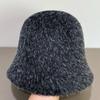 Plush Fisherman's Hat Children Autumn and Winter Warm Knitted Bucket Hat Fashion Windproof Basin Hat