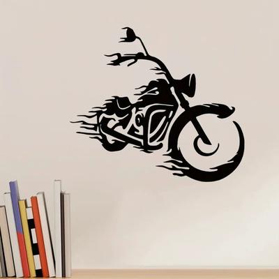 Motorcycle Metal Wall Decor - Perfect Gift for Him. Ideal for Man Cave or Garage. Metal Art for Home Decoration.Home Motor.