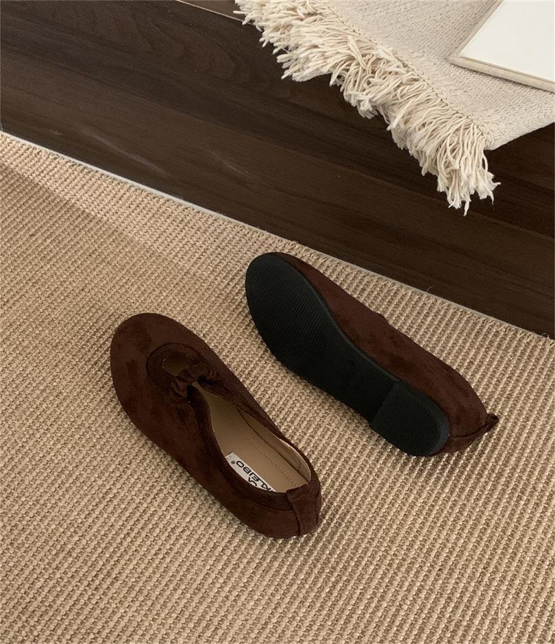 Vintage Mary Jane shoes Mori round head single shoes women's 2025 autumn and winter new design leopard print flat grandma shoes