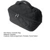 Quilted Floral Makeup Bag 180-Degree Flat Open Travel Cosmetic Organizer Women Large Capacity Toiletry Bag for Vacation Daily Vanity Table Use