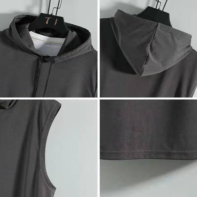 Men's Trendy Hooded Sleeveless Sport Vest