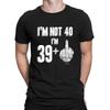 Mens Fun 40Th Birthday T Shirt Not 40 Im 39 1 Middle Finger Joke