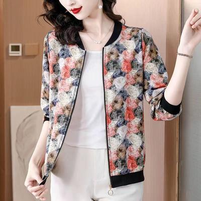Damen Kurze Jacke Kleidung Sommer Frühling und Herbst Kleine Jacke Mode Dünnes Top