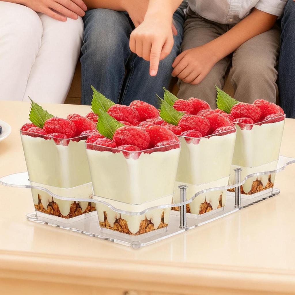 Acrylic Cupcake Stand Clear Dessert Shelves for Party Acrylic Dessert Stands for Table Party Birthday Baby Shower Bedroom
