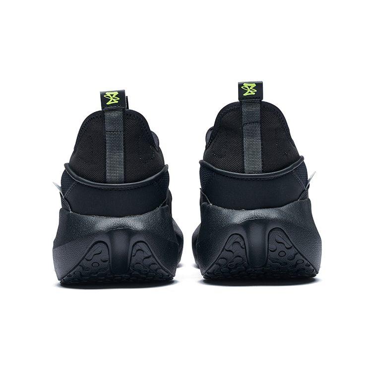 361 Basketball Shoes Men's Low Top Obsidian Black/Neon Solar Yellow 572311121-4