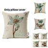 Floral Butterfly Pillowcase For Living Room Decor With Polyester Material For Home Use