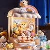 Mini Claw Machine Toys Dual Power Supply Children Electric Coin Operated Clip Doll Game Machines Kids Birthday Christmas Gifts