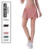 Summer Quick-Dry Breathable Yoga Skirt with High Elasticity and Anti-Exposure Pocket for Fitness and Tennis