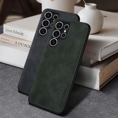 Case for Samsung Galaxy S20 S21 S22 S23 Ultra Plus FE 5G Luxury PU Leather Skin Cover for  Galaxy S23 Ultra  Case