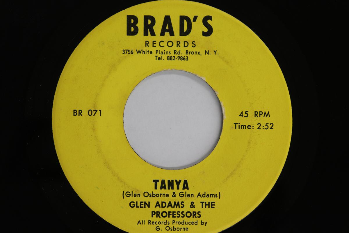 

7-дюймовая пластинка ГЛЕН АДАМС, ПРОФЕССОРА - Таня BR071 BRADS 1971 США Регги, Ска и Даб Б/У