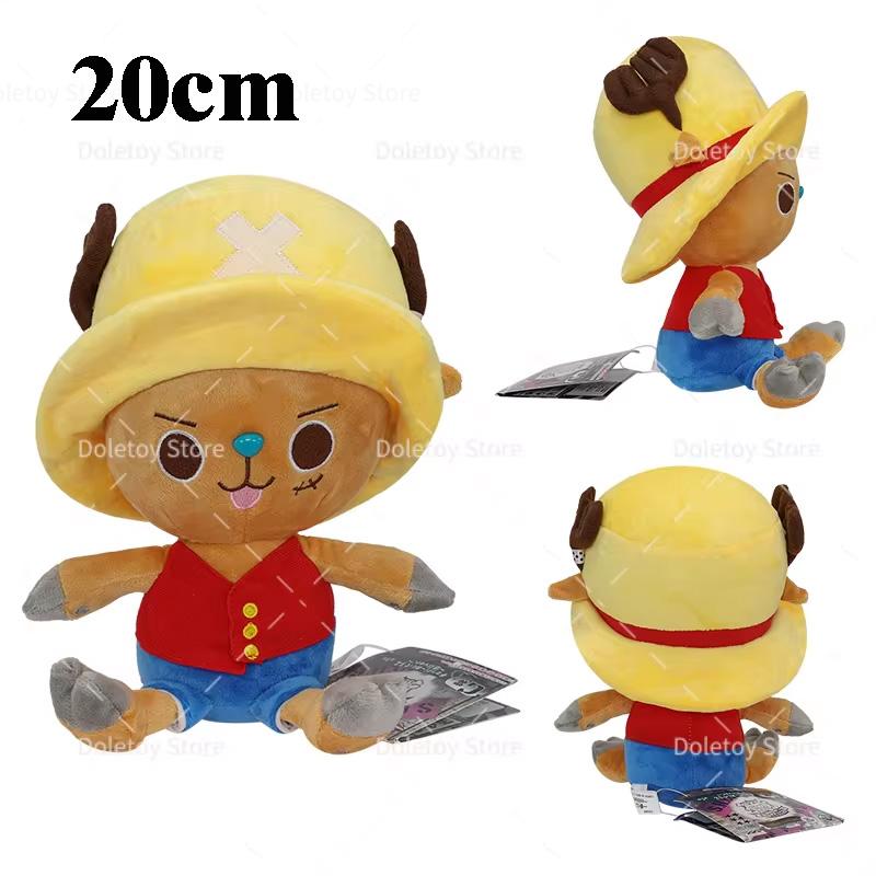 Original One Piece Plüschtier Gear 5 Luffy Sanji Brook Tony Tony Chopper Weiches Kuscheltier Kinder Echtes Anime-Geschenk