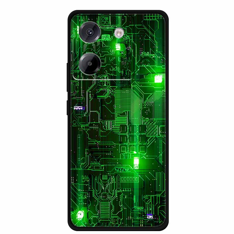 For Xiaomi Poco M7 Pro 5G Case Cartoon Painting Style Soft Silicone TPU Back Cover Cases for Poco M7 Pro 5G Shockproof Cover New