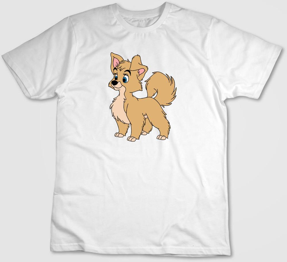 

The Lady and the Stray Dog Figure,Short Sleeve T Shirt Men / Woman H311 XL