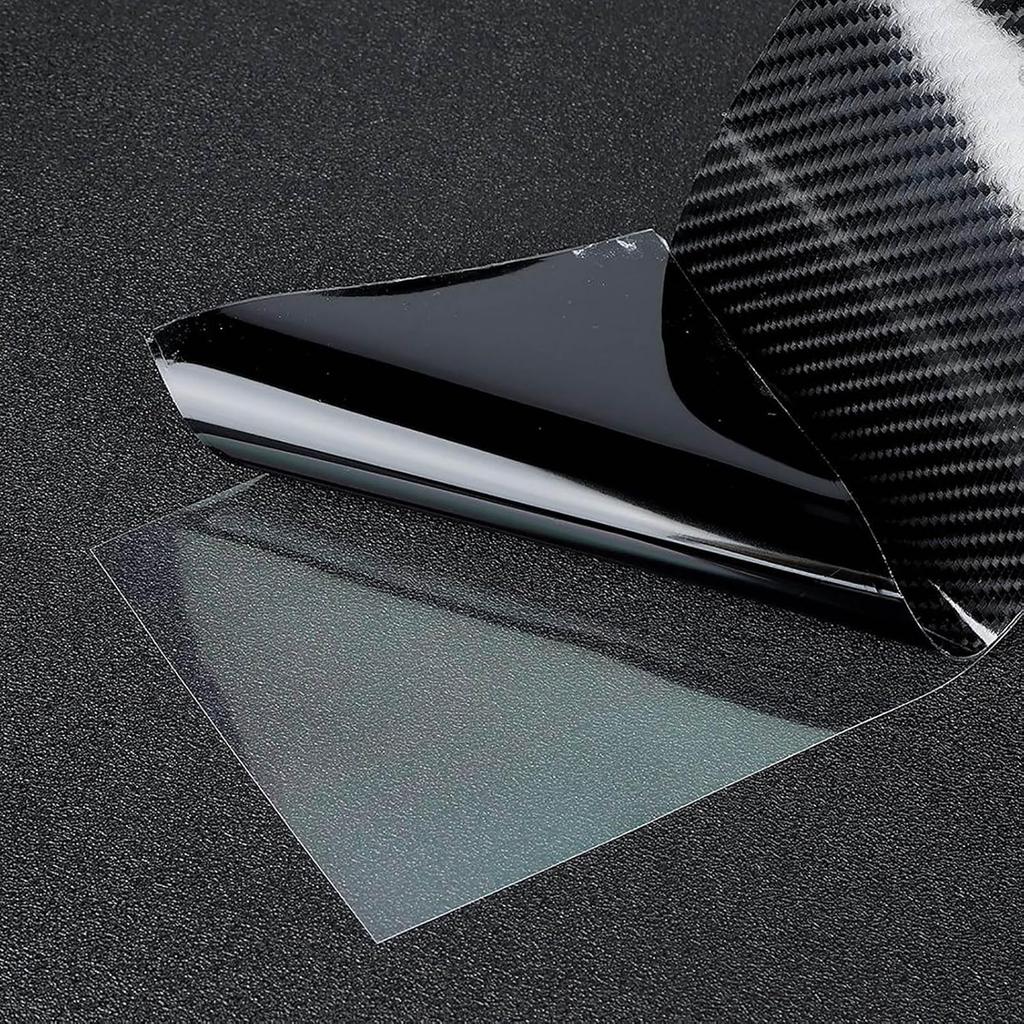 Carbon Fiber Protective Film for Car Door Guard, Scratch Sticker, 10cm x 3 Meters