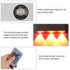 LED Colorful RGB Wall Lamp Aluminum Indoor Bedroom Waterproof Decorative Lamp(Rectangular 6W)