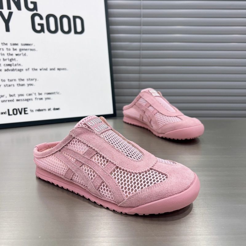 Dopamine Baotou Half Drag 2025 Autumn New Mesh Breathable Shoes Women Wear Lazy People with One Pedal Muller Cool Slippers