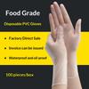 Disposable PVC gloves thickened food grade baking kitchen dishwashing cleaning multifunctional disposable gloves
