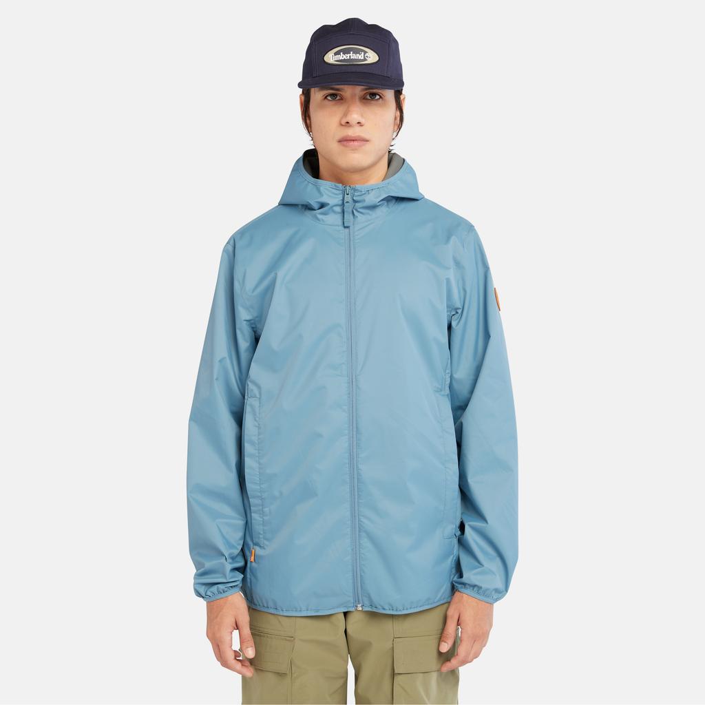 Timberland Mount Fraclin Solid Waterproof Hooded Jacket Men Jackets Blue A2ETN-DJ5
