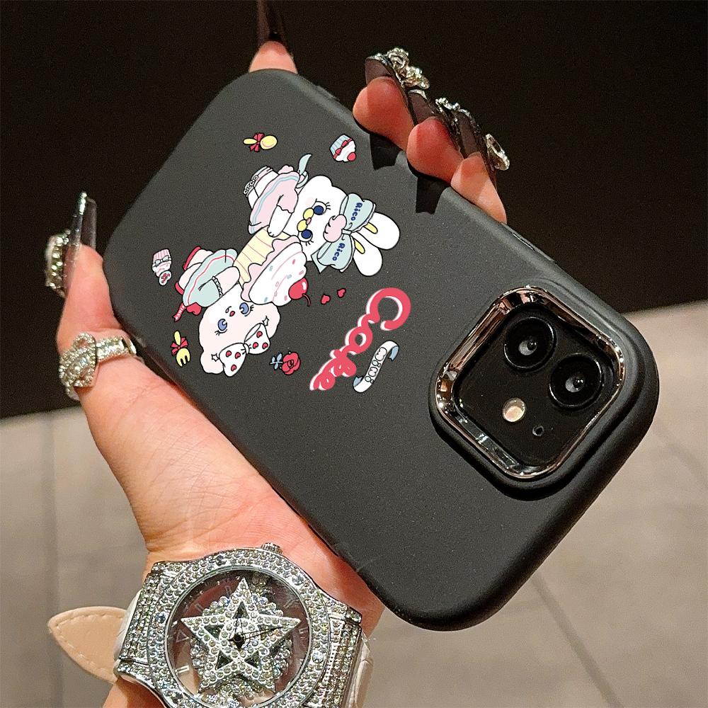 Jednobarevný stříbrný okraj čočky měkký tekutý silikon nárazuvzdorný obal na telefon pro iPhone Samsung Huawei Honor Xiaomi Redmi OPPO Realme Vivo Infinix Tecno