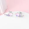 925 Silver Earring Stud For Women Moon Star Cat Design Wedding Party Jewelry Gift Original Handmade