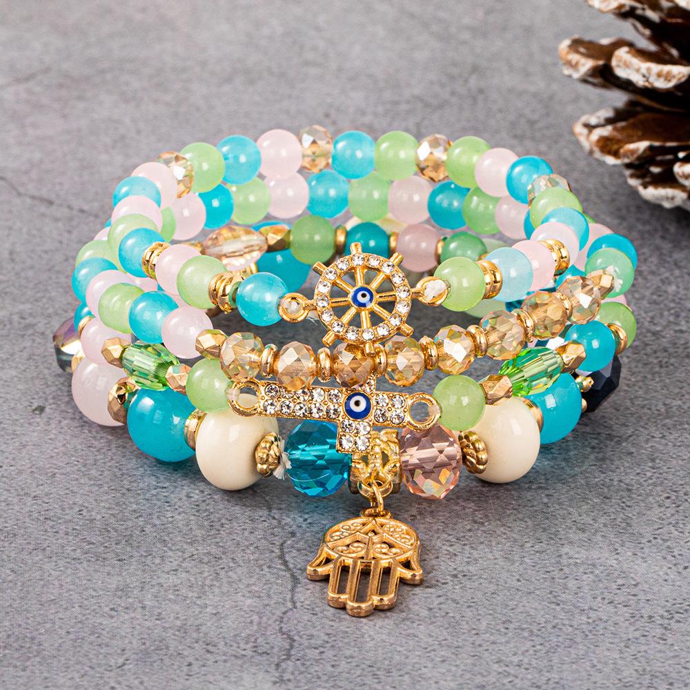 

JYL TS Bracelet Starfish Multi-layer Brings Ocean Energy & Abundance light mix cyber желтый