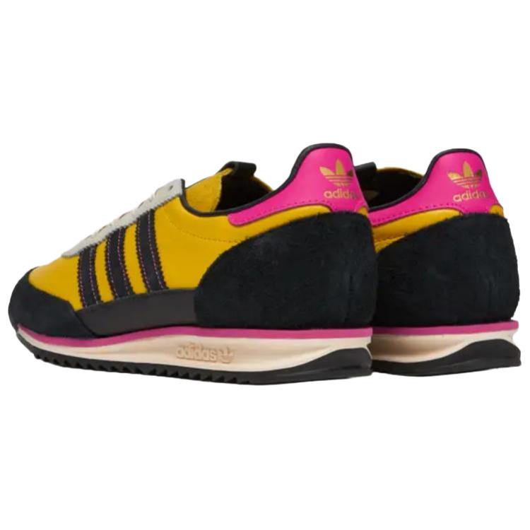 adidas SL72 OG Black Yellow Lucid Fuchsia Women Sneakers Core-Black Semi-Lucid-Fuchsia JI2453
