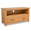 Day and Night - Day and Night TV Cabinet Solid Oak Wood 90x35x48 Cm