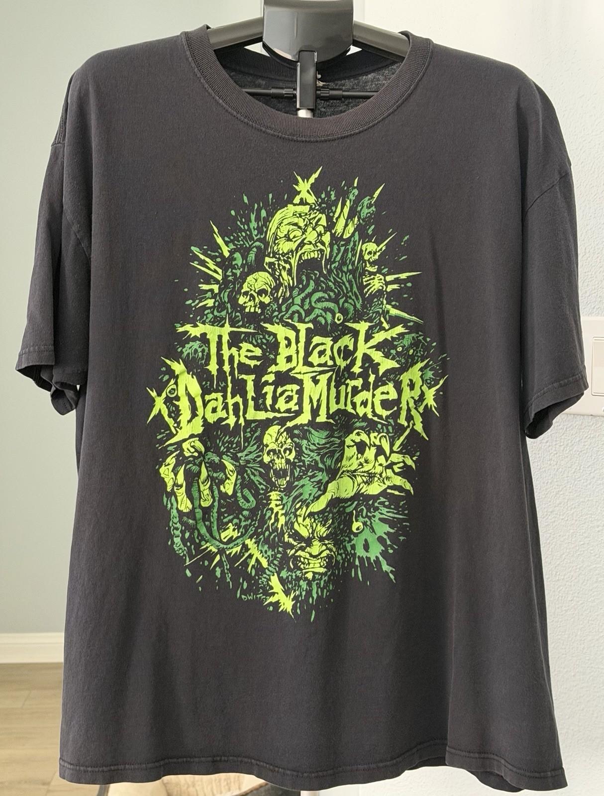 The Black Dahlia Murder Graphic Black Short Sleeve T-Shirt Size XXL Unisex T-Shirt L