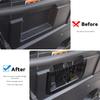 MARCHFA UTV Rear Backrest Storage Net Bag Compatible For Can Am Defender Max Accessories UTV Rear Cargo Bag Organizer Seat Mesh Pocket (2X Storage