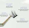 No Glue Needed Self Adhesive Press-On DIY Cluster Lashes Apply Directly Private Label Korean PBT Fiber Ultra Light Eyelashes
