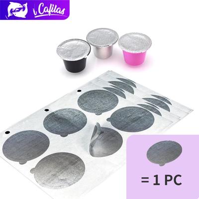 [NPBFS] Refillable Nespresso Coffee Capsule Sticker Aluminum Foil Flim Reusable Self Adhesive Brewer Lid