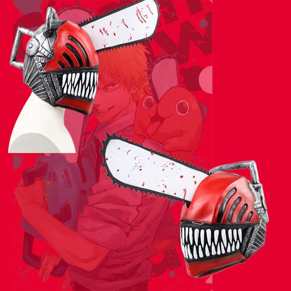 Chainsaw Mask Man Pochita Cosplay Accessories Birthday Gift Halloween Party