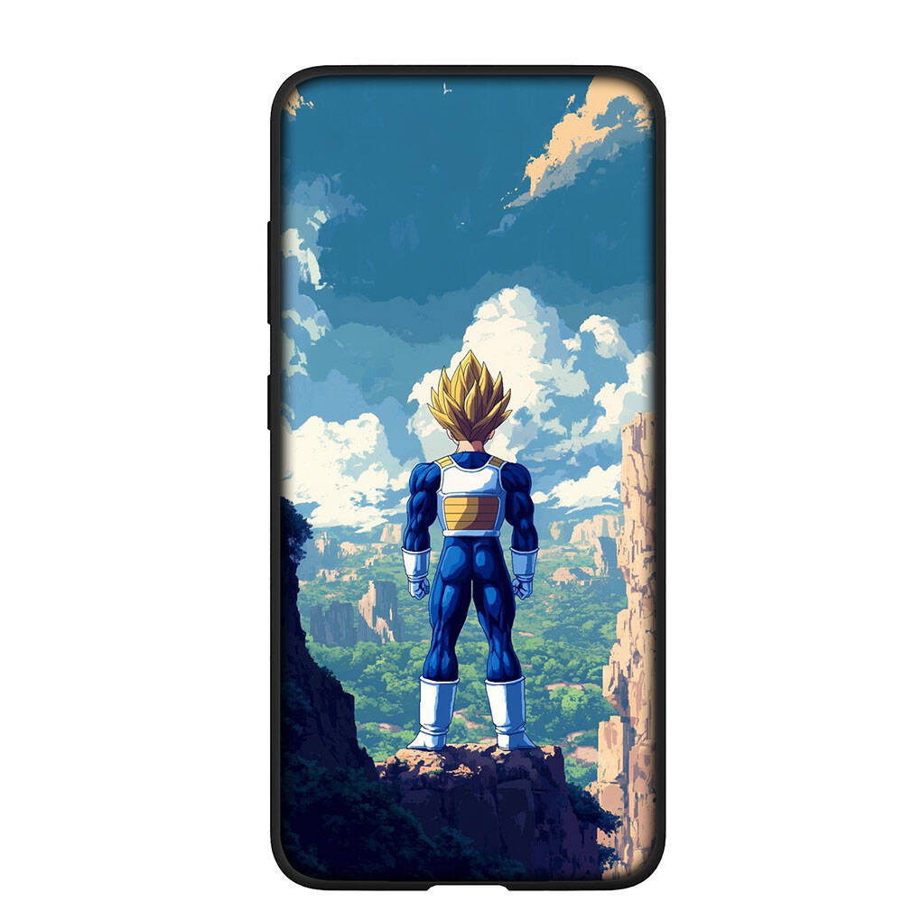 Handyhülle für Samsung Galaxy S25 S23 S24 Ultra FE Plus A05 A06 A15 A16 A36 A37 A35 A54 A55 A56 A57 A25 A26 A53 Hülle Drache Gokus Ball Vegeta Cover