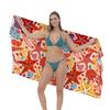 Ultrafine Microfiber Quick-Dry Beach Towel Adults Digital Print Sports Swim Cover-Up Gym Fitness Lightweight Absorbent Blanket