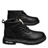 New Martin boots high top waterproof big head short boots ins locomotive leather boots