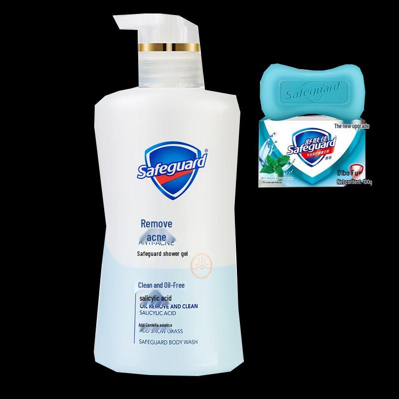 Safeguard Centella Anti-Acne Cleansing Set (Body Wash & Soap)