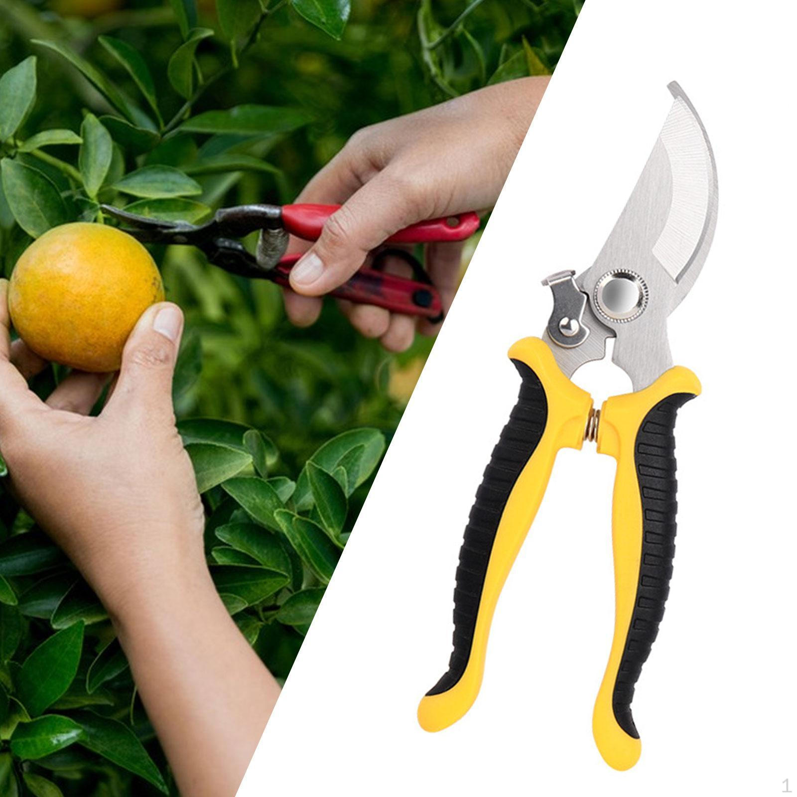 

Садовый секатор Профессиональные садовые ножницы для фермы, сада жёлтый