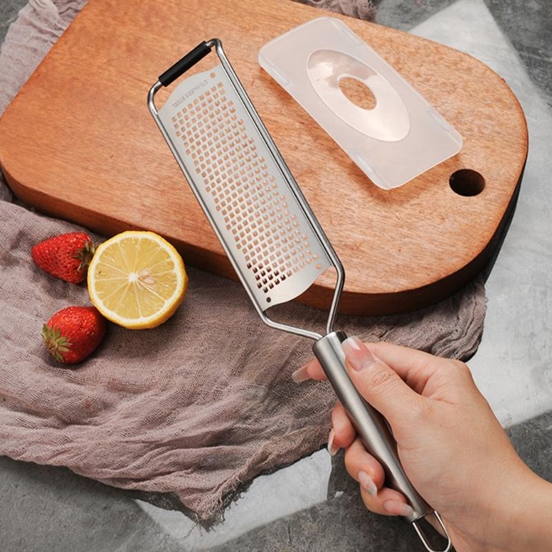 Gingers Garlic Shredders Chocolate Planer Tool Stainless Steel Tube Handle Cheese Grater Kitchen Food Grater Enduring