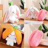 Adorable Transformable Fruit Rabbit Plush Toy