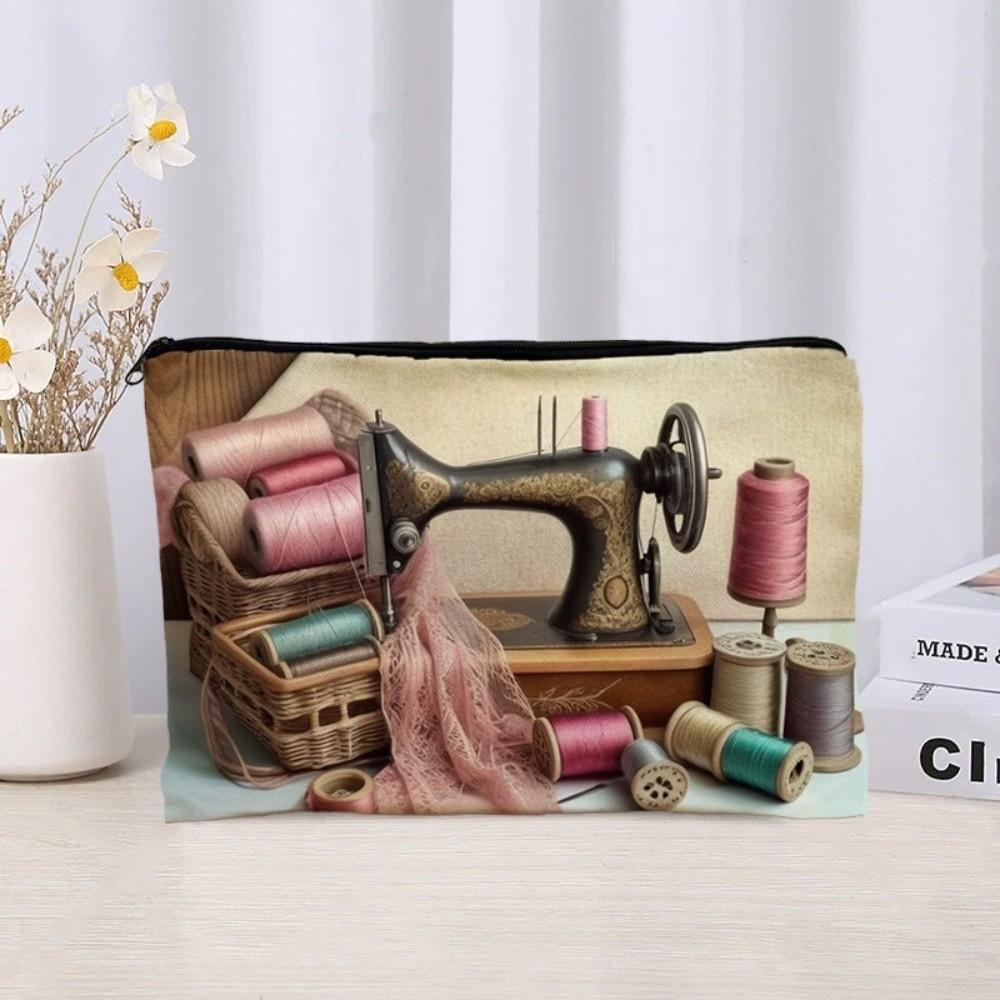 Floral Print Travel Makeup Organizer Large Capacity Toiletry Case Durable Cosmetic Bag  Bridesmaid