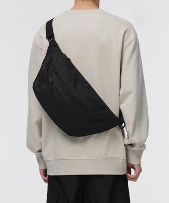 Cordura Large Size Waist Bag [Black]